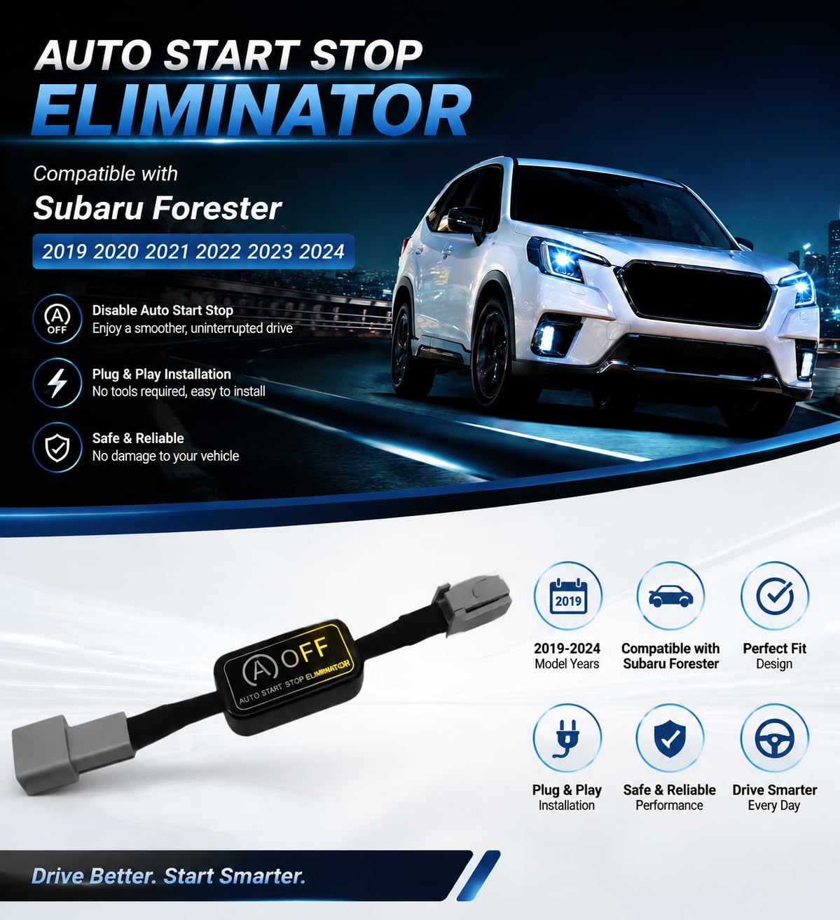 Auto Start Stop Eliminator Fit for Subaru Forester 2019-2024