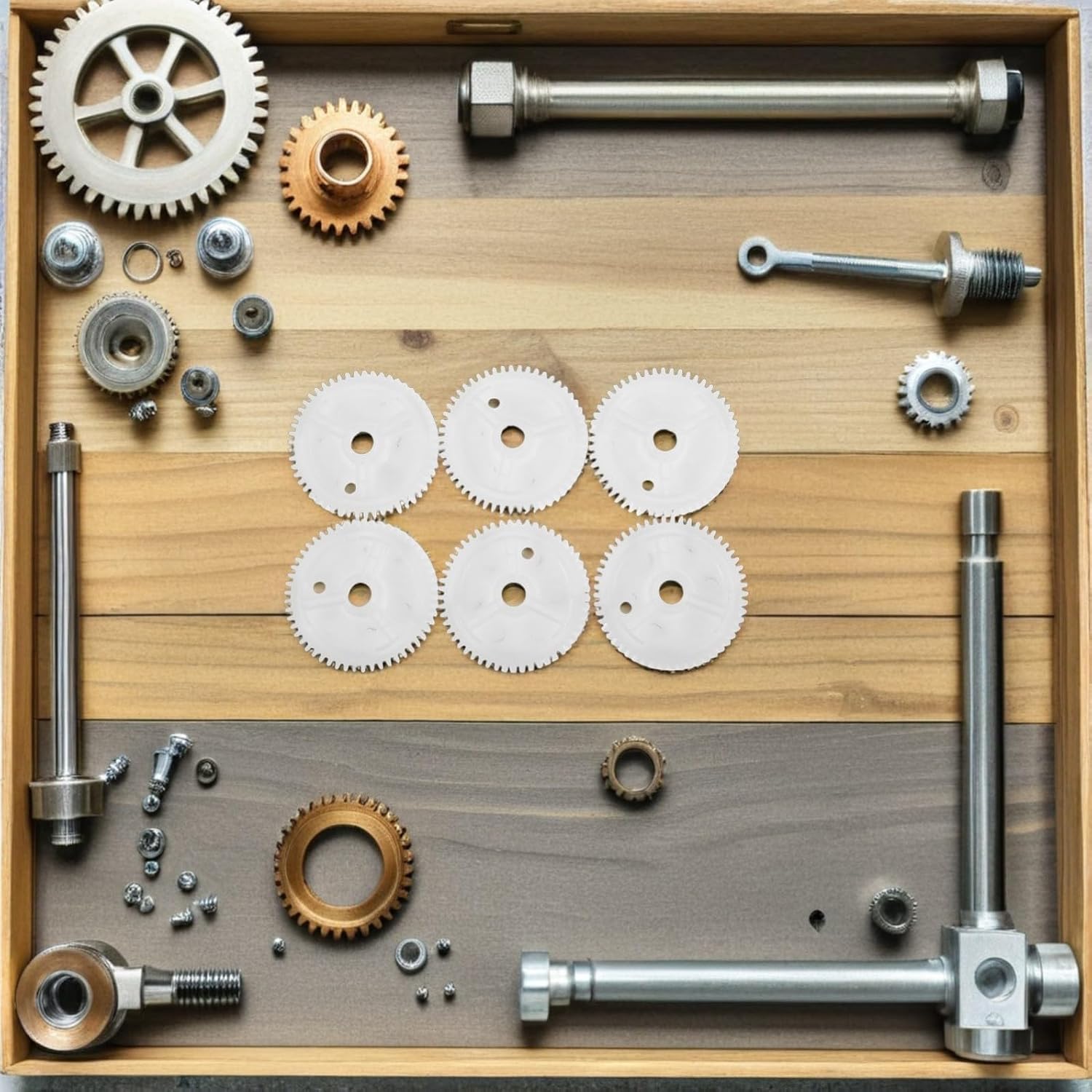 Kichvoe 6pcs Car Window Motor Gear Repair Kit Plastic Regulator Motor Gear Replacement Parts for Vehicle Power Window Regulator Maintenance Tools