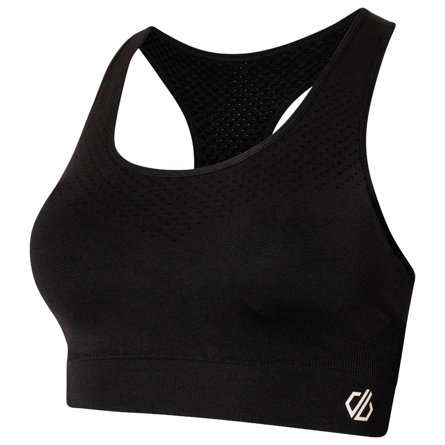 Dare 2B Women's Black Don¿T Sweat It Ii Anti-Bacterial Bra in Size M, Sports Direct