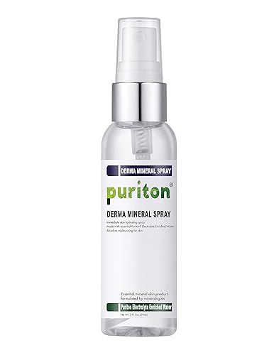 Derma Mineral Spray, agua de electrolitos hidratante e hidratante para la piel (2 onzas)