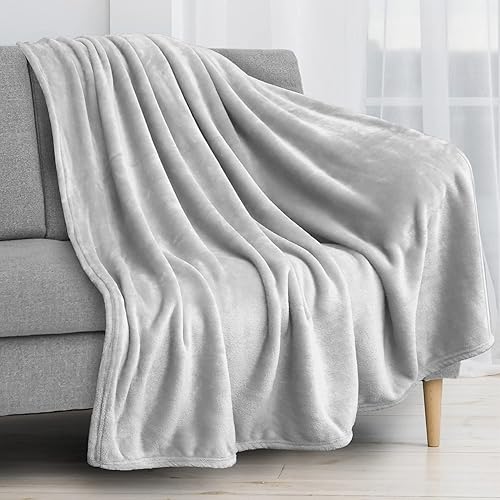 Pavilia - Manta de tejido fleece, supersuave, afelpada, manta de franela de lujo, microfibra ligera para sofá o cama