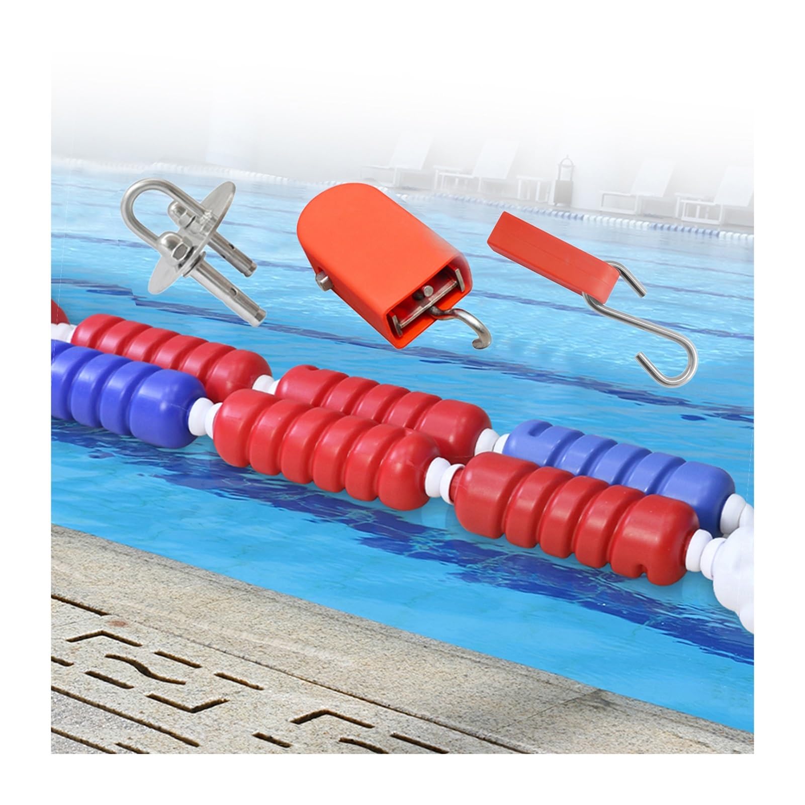 Ligne de démarcation de piscine pour sécuriser la plage et les parcs