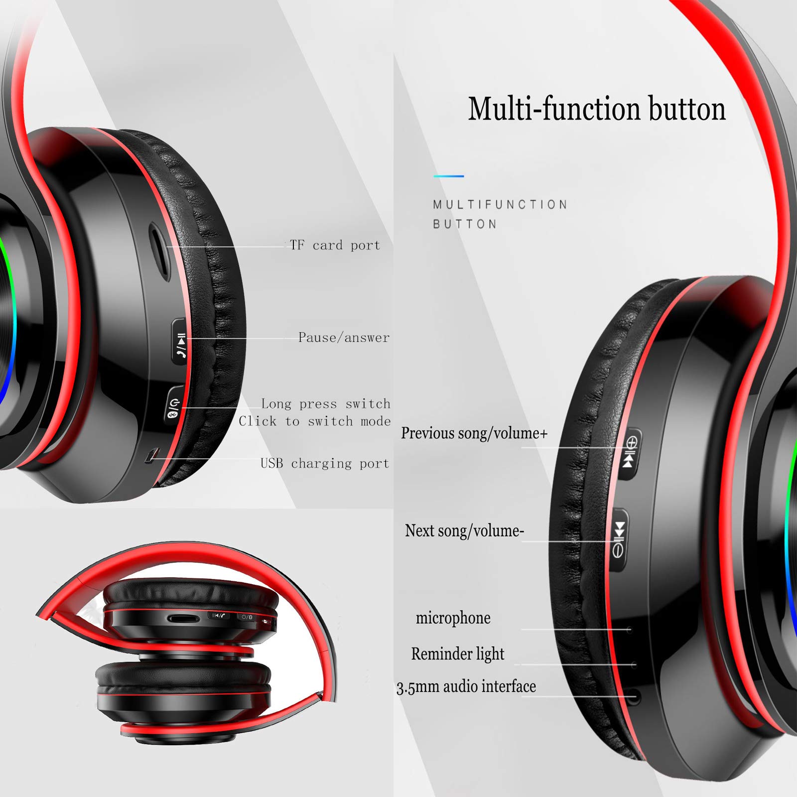 Amazon.com: LFGKeng Wireless Bluetooth Headphones with