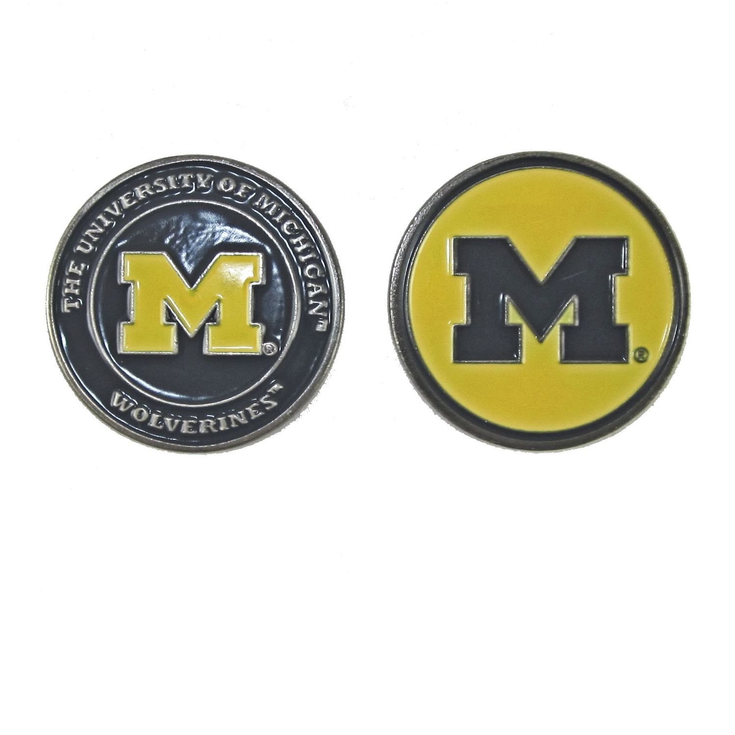 Michigan Wolverines NCAA Double-Sided Golf Ball Marker