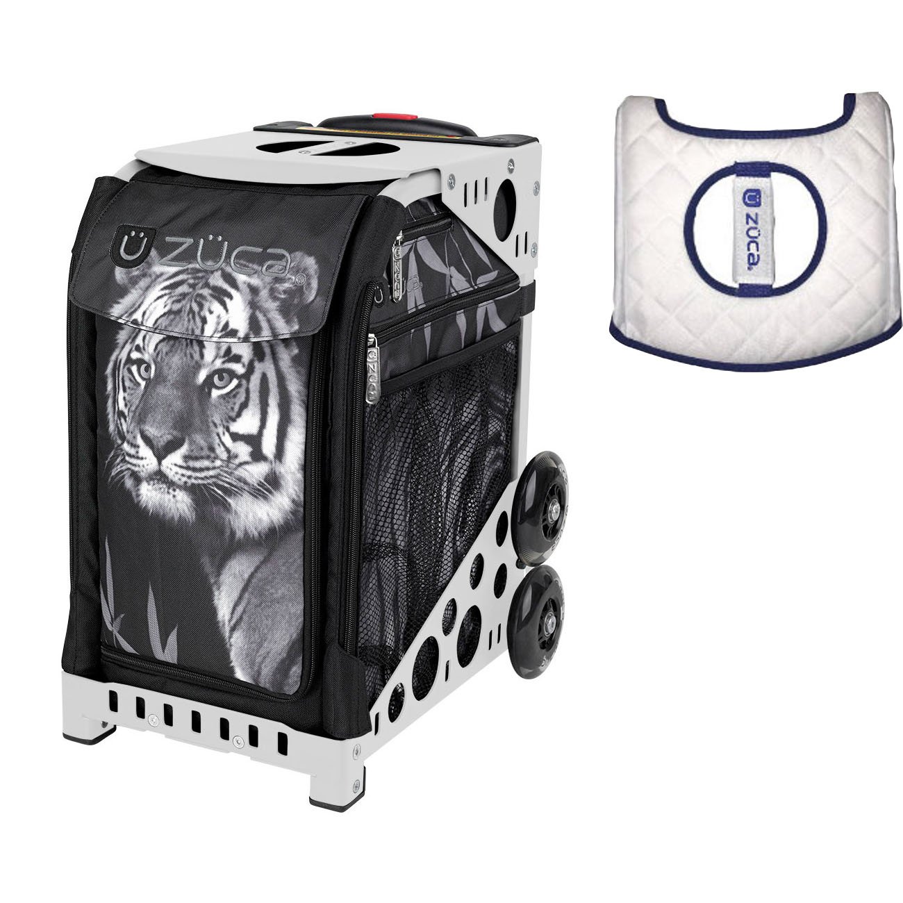 ZUCA Sport Bag - TIGER with Gift Seat Cover (White Frame)