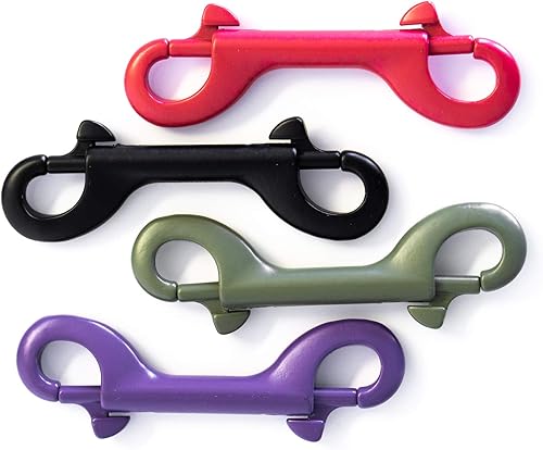 Miniatura 23 de Flourish Gancho a presión de perno de doble cara resistente, acero inoxidable, gancho multiusos de 4 pulgadas con aberturas de 1/2 pulgada, ideal