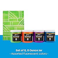 Vista 5 de Sax 457451 Versablock Tinta de impresión fluorescente a base de agua, 8 onzas, colores surtidos, juego de 8