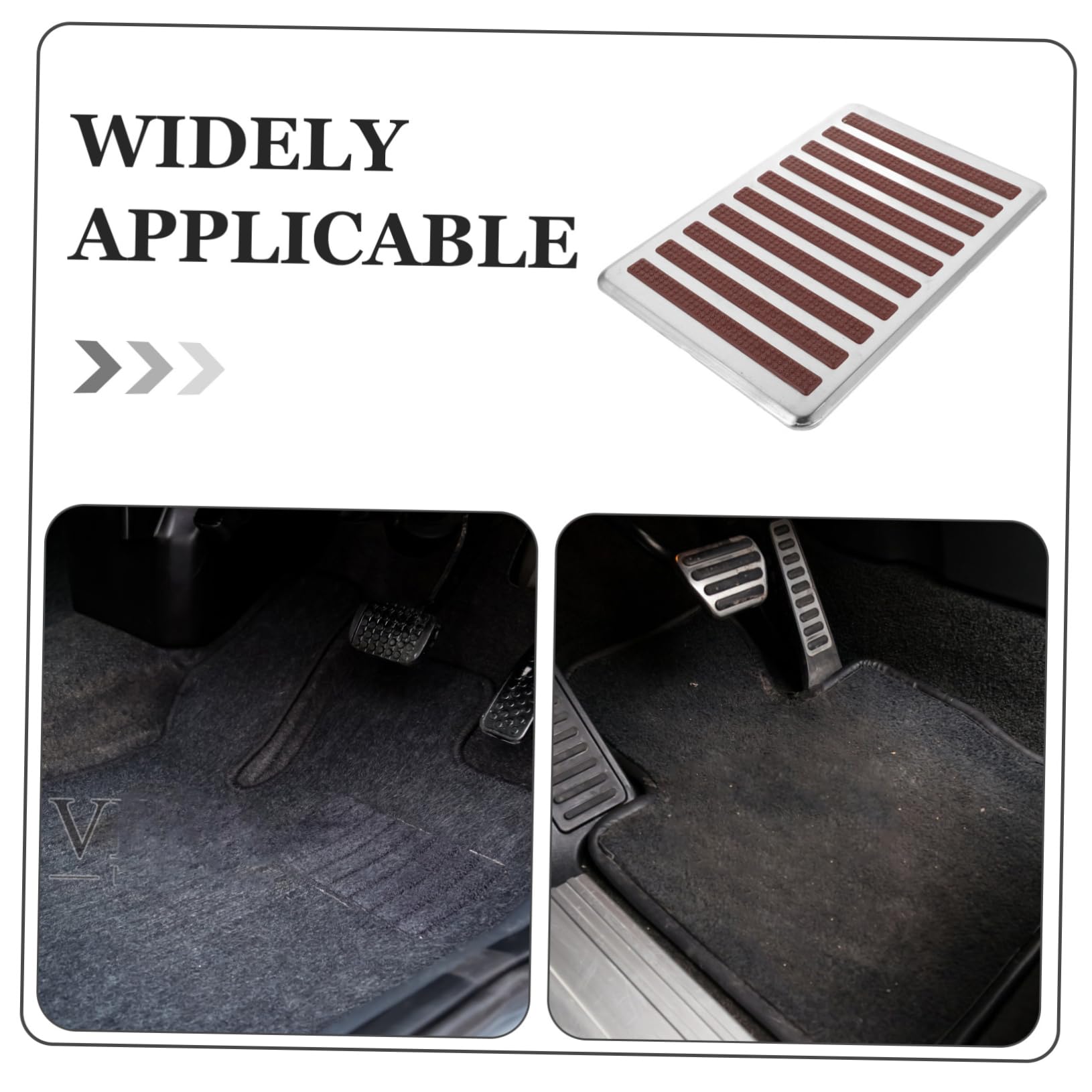 PRETYZOOM Car Floor Mats All-Weather Automotive Carpet Liners - Heel Footrest Pad Full Coverage for Trucks and Suvs — view 8