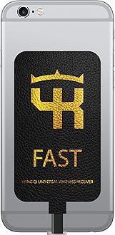 2000 Mah Qi Wireless Charging Receiver for iPhone 6, 6s, 7, and Plus Models - Fast Charger Adapter