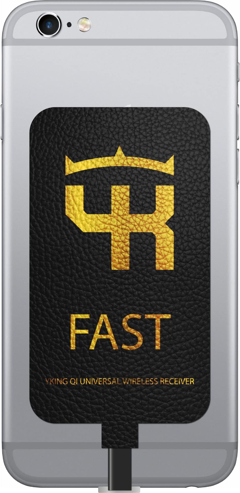 2000 Mah Qi Wireless Charging Receiver for iPhone 6, 6s, 7, and Plus Models - Fast Charger Adapter