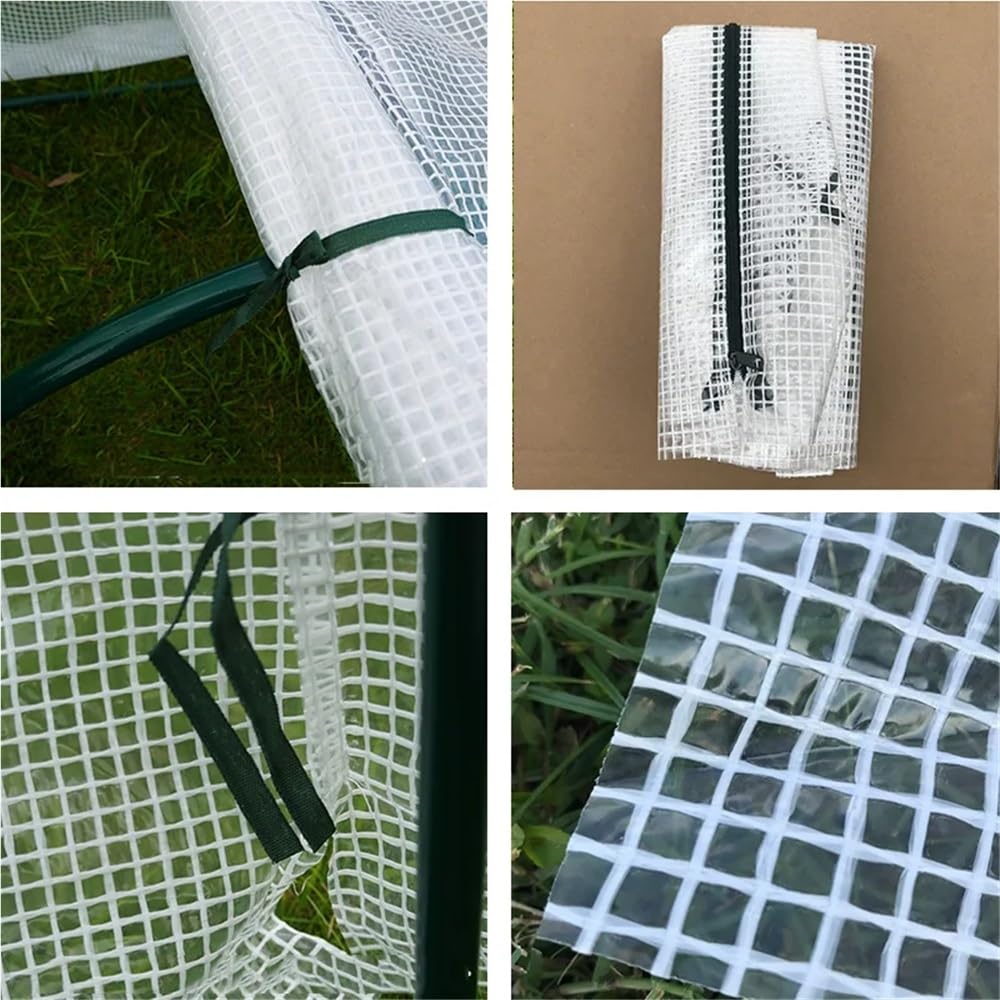 Namiot szklarniowy Rośliny do sadzenia w pomieszczeniach Rośliny ogrodowe Uprawa szklarni Kwiat Wodoodporny Ochrona Ciepły pokój Pokrycie roślin Bez półek(270x90x90cm)