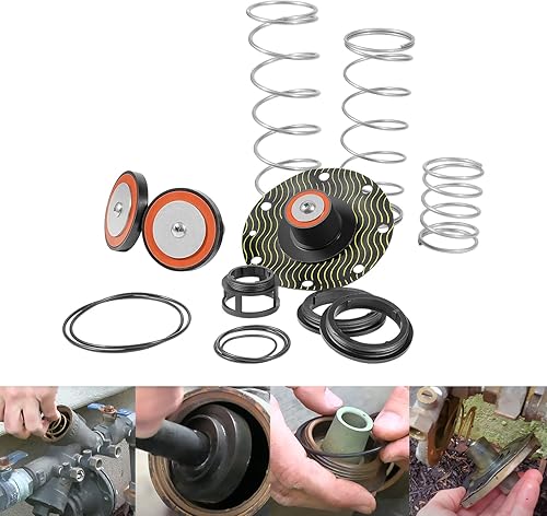 Kit de reparación completo de 1-14"-2" que sustituye al kit de reparación Wilkins 975XL 975XL2, compatible con Wilkins Backflow Preventer 975XL