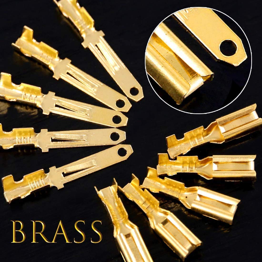 Lot de 40 connecteurs de fils 2,8 mm 2 3 4 6 voies pour boîtier de borne femelle et mâle, kit Lot de 40 connecteurs de fils 2,8 mm 2 3 4 6 voies pour boîtier de borne femelle et mâle, kit