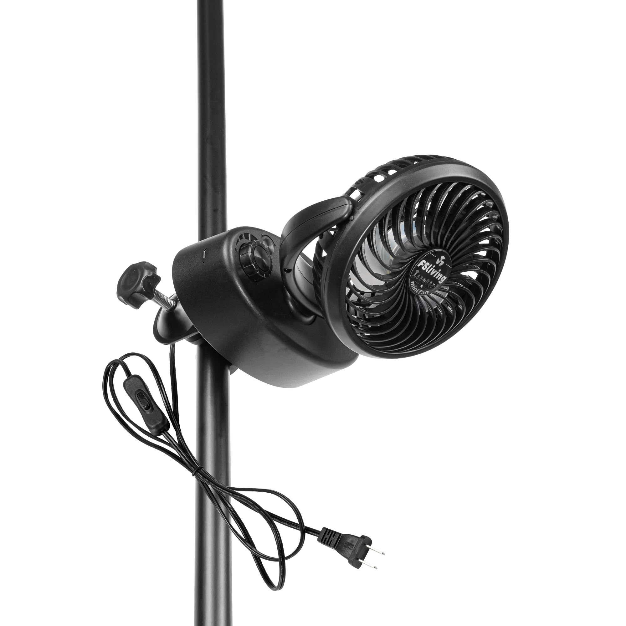 Amazon.co.jp: FSLIVING 植物用サーキュレーター 送風機 クリップ式