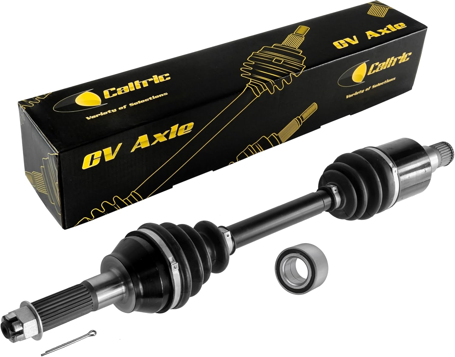 Caltric Rear Left or Right Cv Joint Axle with Bearing Compatible with Polaris Rzr 800 Efi 2008-2014