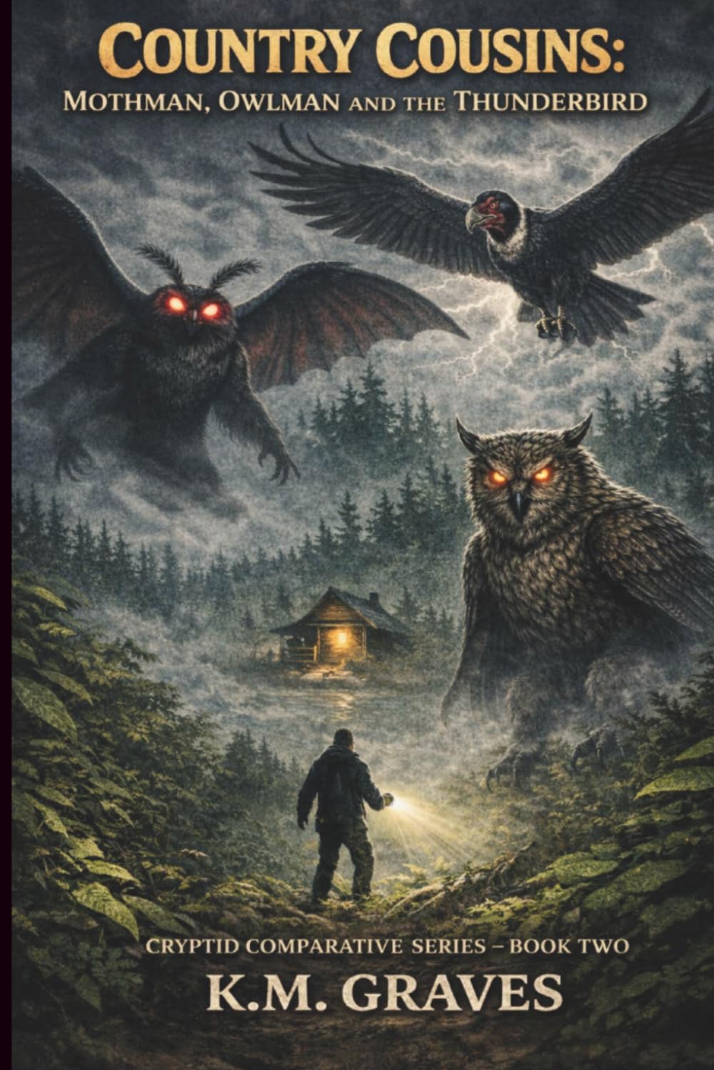 Country Cousins Mothman, Owlman and the Thunderbird: Cryptid Comparative Series - Book Two