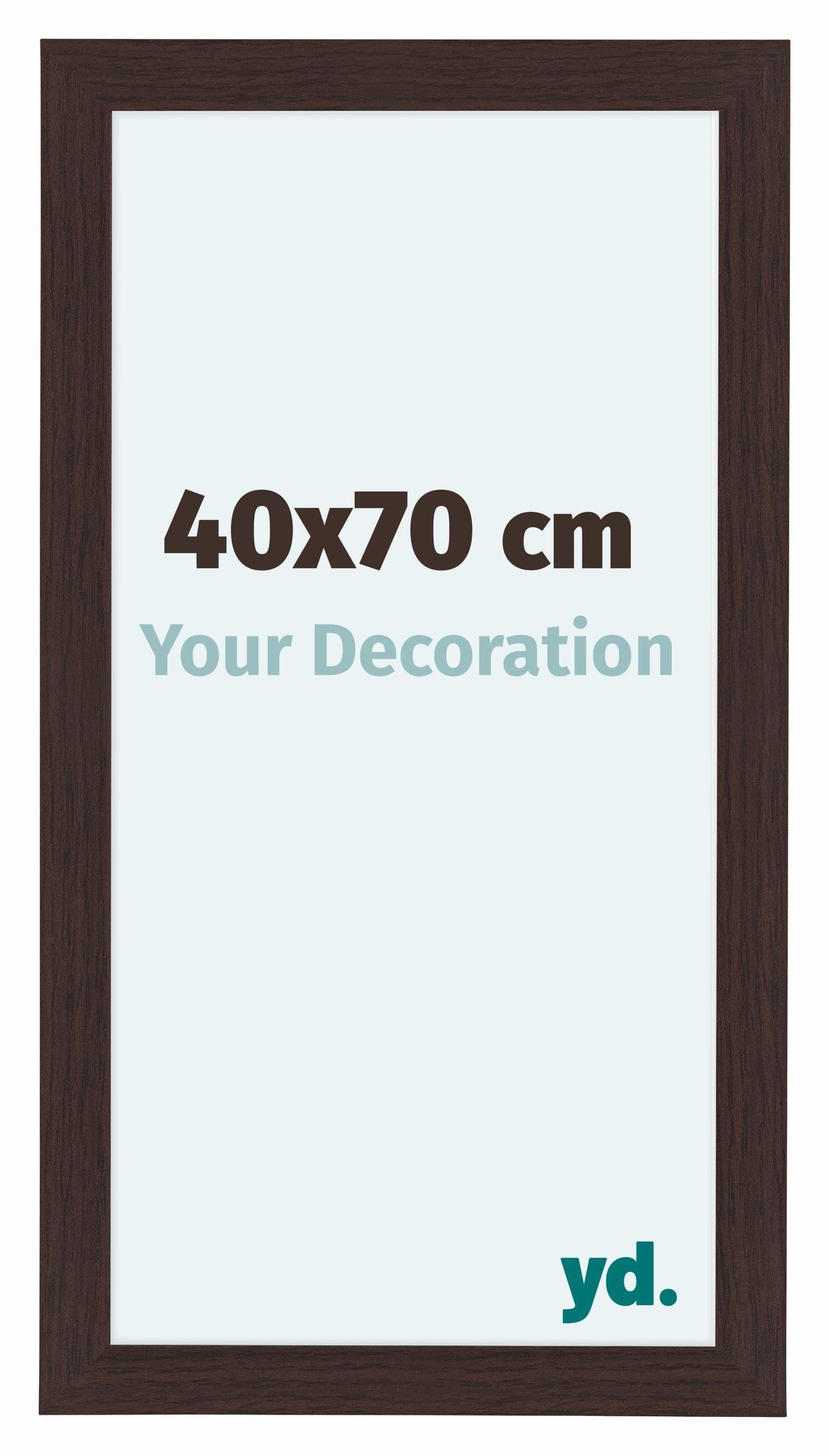 Your Decoration - Picture Frame 40x70 cm - Oak Dark - Decorative Wall Frame in MDF with Antireflection - Frame 40x70 - Como