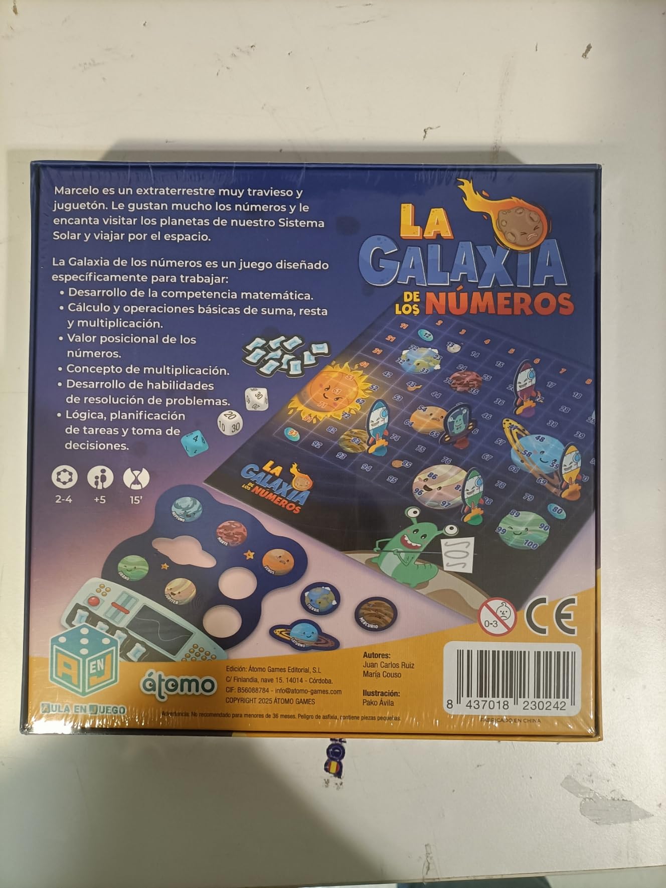 Atomo Games Pack de Juegos Educativos Galaxia de los Números + La Fiesta de Las Letras – Aprender Matemáticas y Lectoescritura Jugando (5+ años)