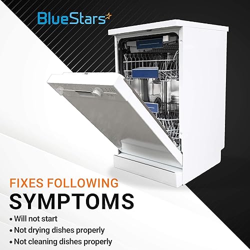 Miniatura 3 de BlueStars - 2 paquetes de termostato de límite alto para lavavajillas 661566 - Ajuste exacto para lavavajillas Whirlpool y Kenmore - Reemplaza