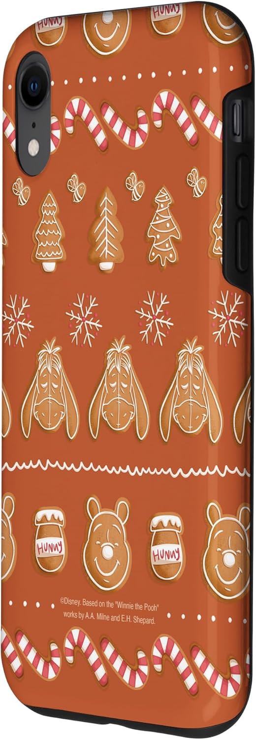 Disney Winnie The Pooh Eeyore Gingerbread Holiday Christmas Case for iPhone XR