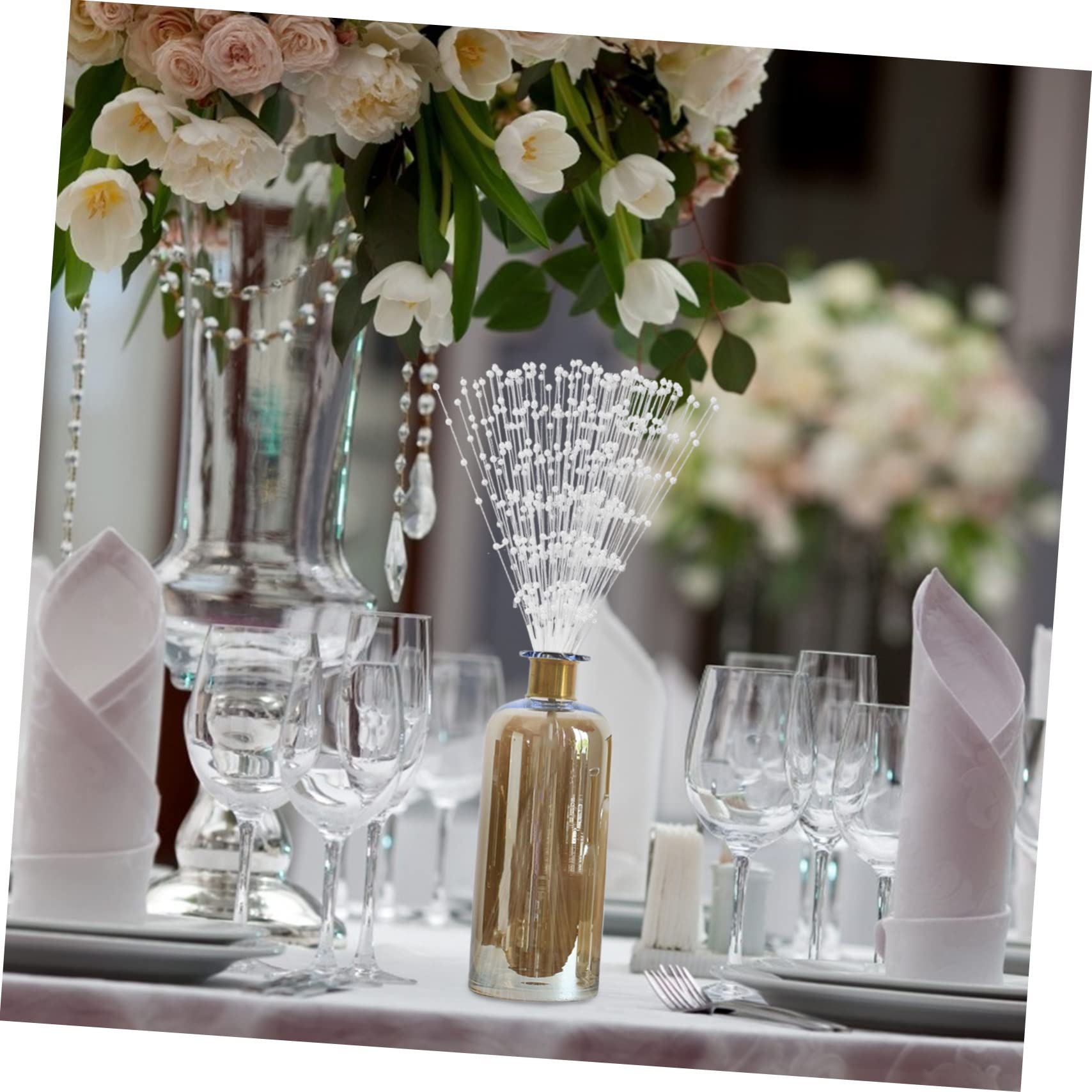 400stücke Perlenstangen Für Brautsträuße Hochzeitsdekoration Elegante Perlen-garland Handgemachte Bastelmaterialien Für Hochzeiten Und Partys Handgemachte Perlen