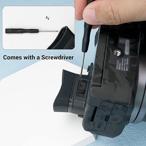 Miniatura 6 de EOS R10 Eyecup Eyepiece,Soft Silicon Extended Camera Eye Cup Viewfinder especialmente diseñado para cámara sin espejo Canon EOS R10