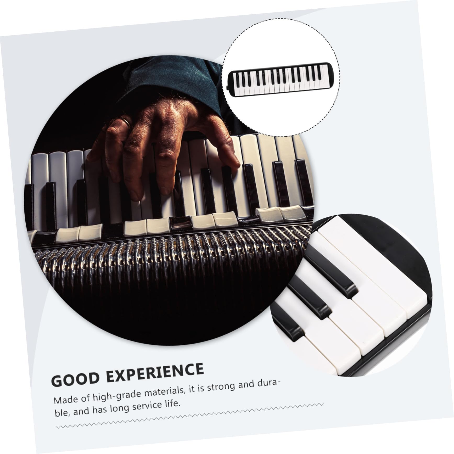 Melodica Tasti per Principianti Strumento Melodico per Ragazzo Ragazza e Adulti Bocchini Realizzato Materiali per Qualità del Suono