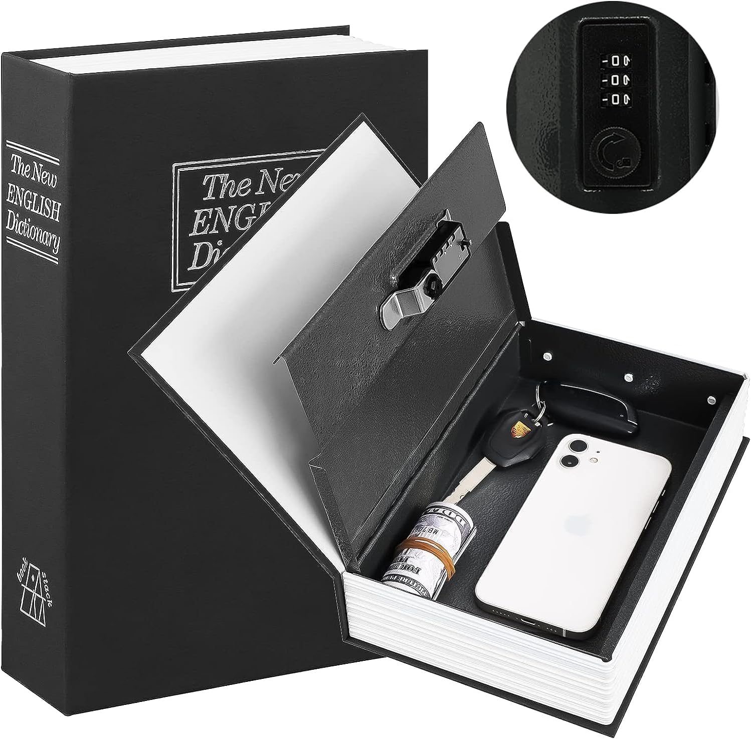 Miracle coast Digital safe with electonic keypad locker for Home (1.5 Book safe)