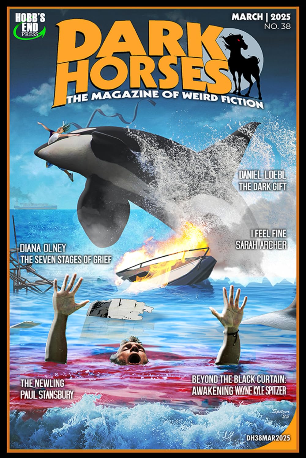 Cover of Dark Horses: The Magazine of Weird Fiction, March 2025