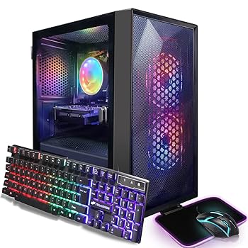 Amazon.com: STGAubron Prebuilt Gaming PC Desktop, Radeon RX