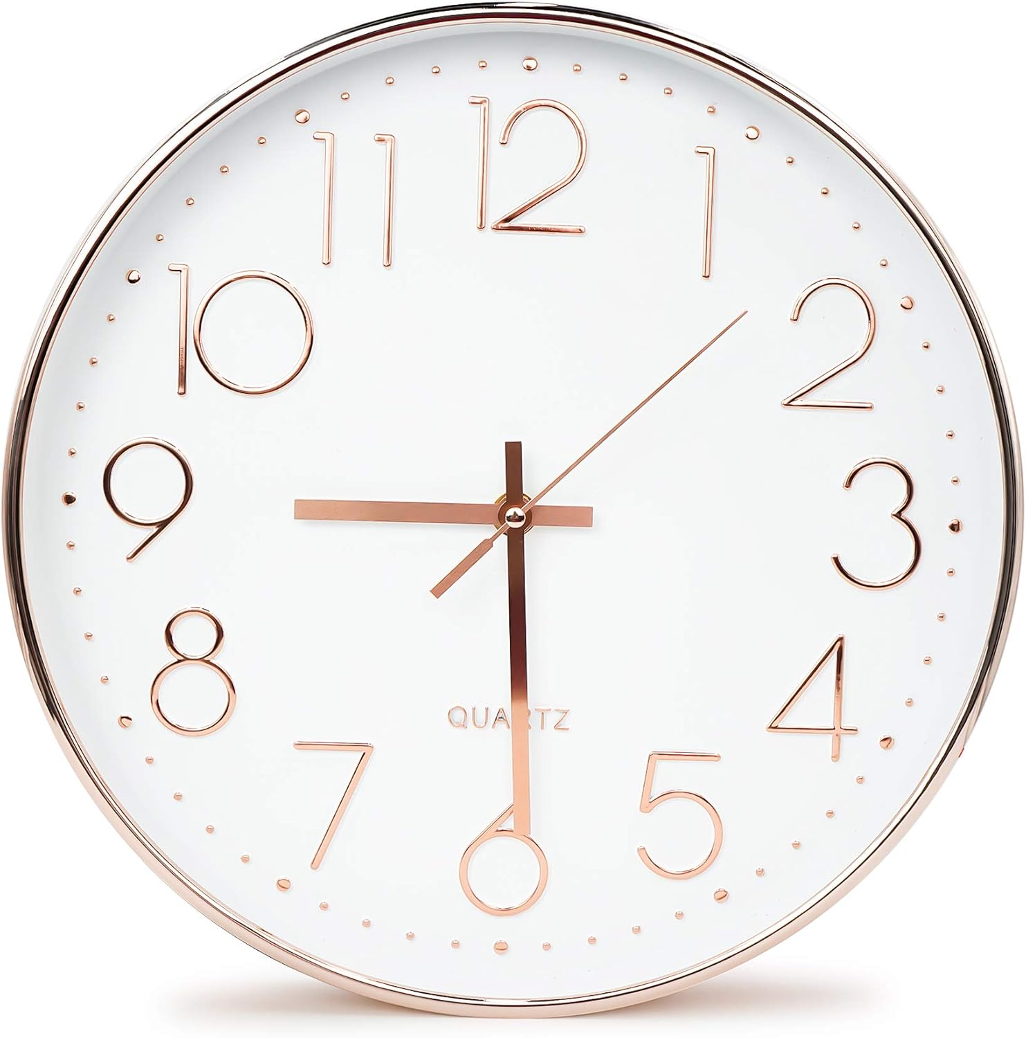 JINMA 12 Inch Modern Wall Clock Silent Non Ticking Easy to Read Decorative Wall Clocks for Living Room Decor Home Office Kitche (Grey): Kitchen & Dining