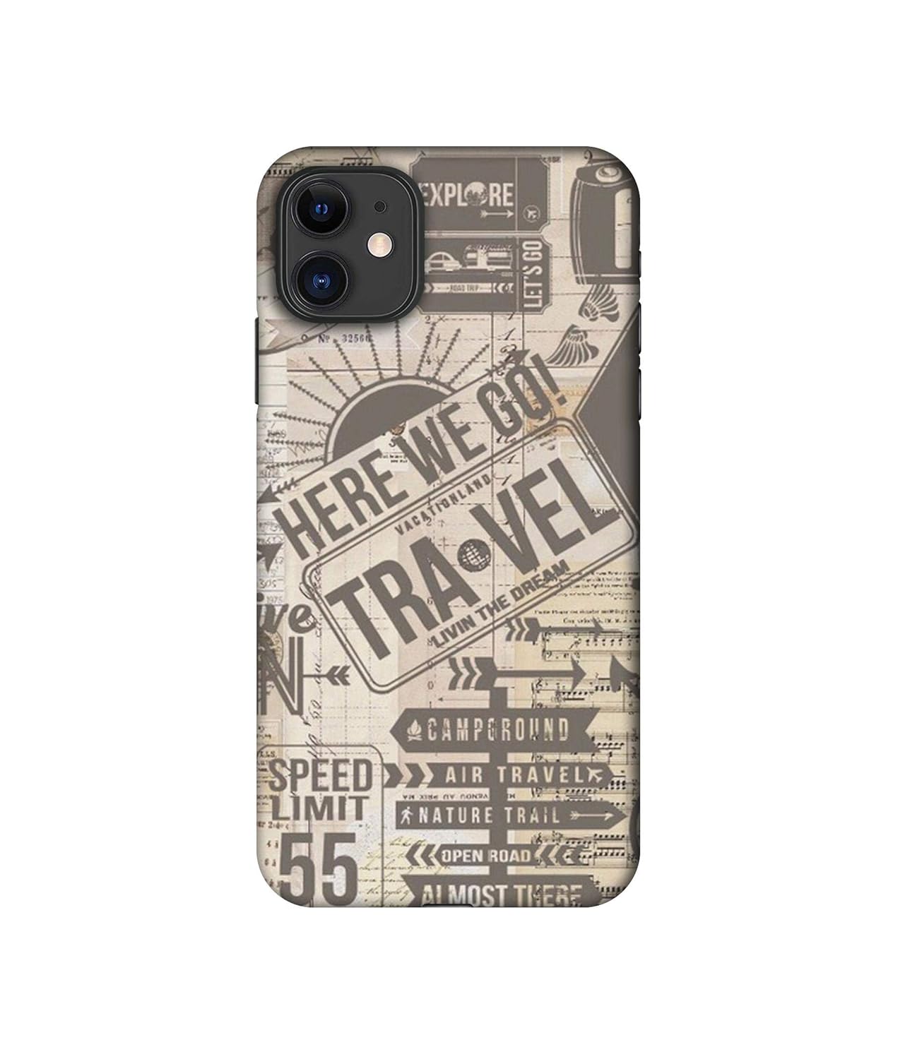 Casotec Basic Case for Apple iPhone 11 (Plastic_Multicolor) Casotec Basic Case for Apple iPhone 11 (Plastic_Multicolor)