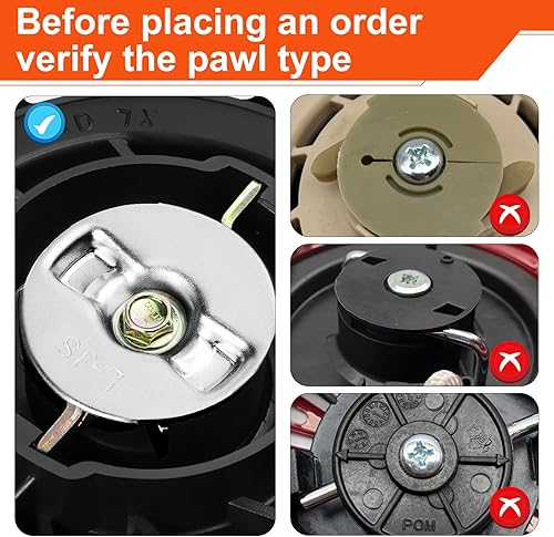 Miniatura 6 de SOFO Arrancador de retroceso de goma para 212 Predator - Para piezas de generador Campeón de repuesto de cable de tracción 5.5 6.5 HP Champion Pull