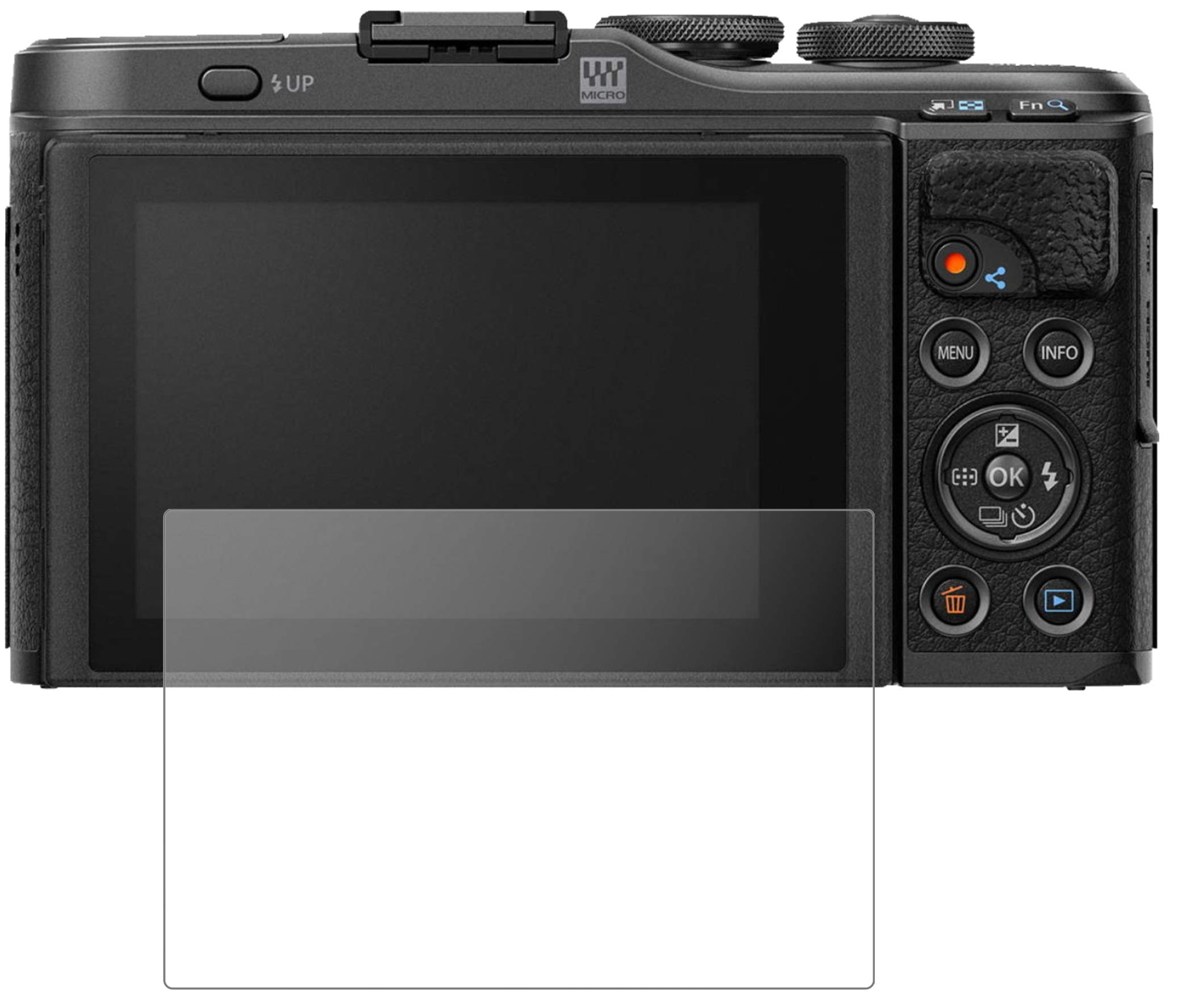 Dipos Displayschutzfolie Für Olympus Pen E-PL8 – Matt, 6x, Antireflex, Kratzfest