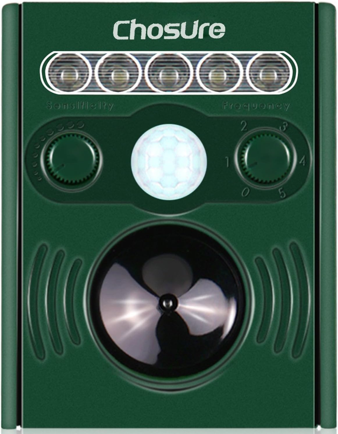 Chosure Ultrasonic Cat Repeller Solar Powered Animal Dog Cat Deterrent Outdoor Pest Scarer For Garden