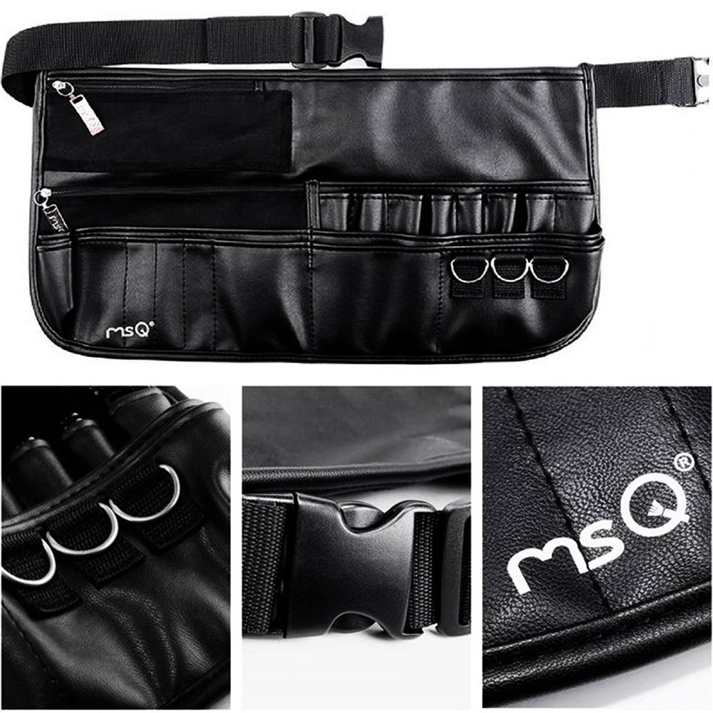 MSQ Makeup Brushes Set 29pcs Professional Cosmetics Brushes with Belt Waist Makeup Bag (Foundation, Powder, Creams, Liquids & Eye Brushes) for Women/Girls/Artists/Holiday gifts/travel - Image 6
