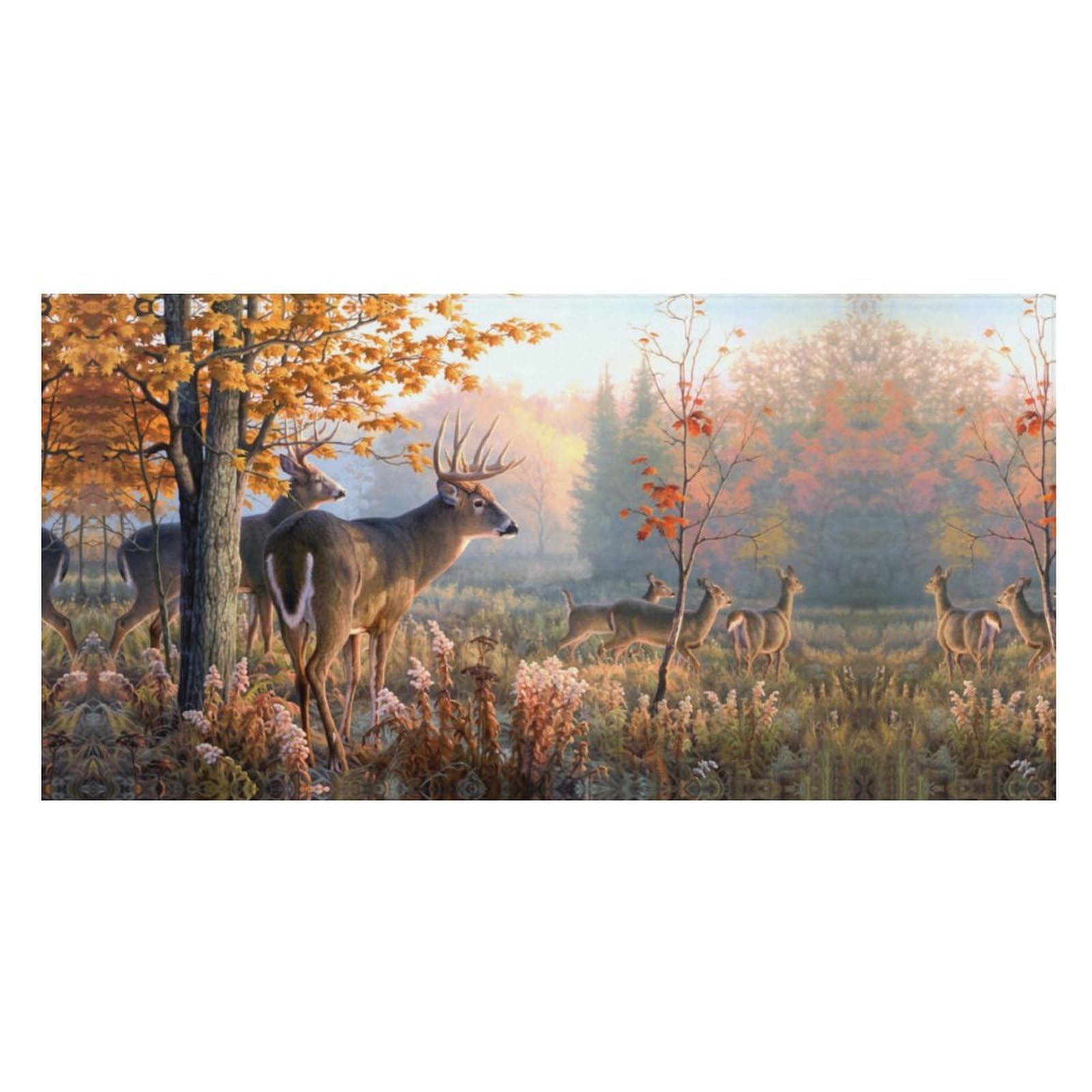 LWORZIIB Beach Towel, Hunting Deer Family Bath Towel, Pool Towel Great for Gym Swimming 80 X 160cm