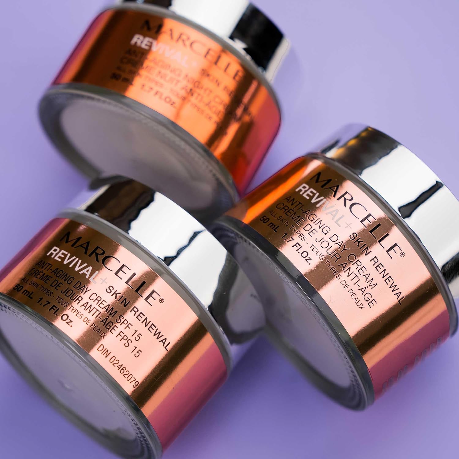 Marcelle Revival+ Skin Renewal Anti-Aging Night Cream, Hypoallergenic and Fragrance-Free, 1.7 fl oz