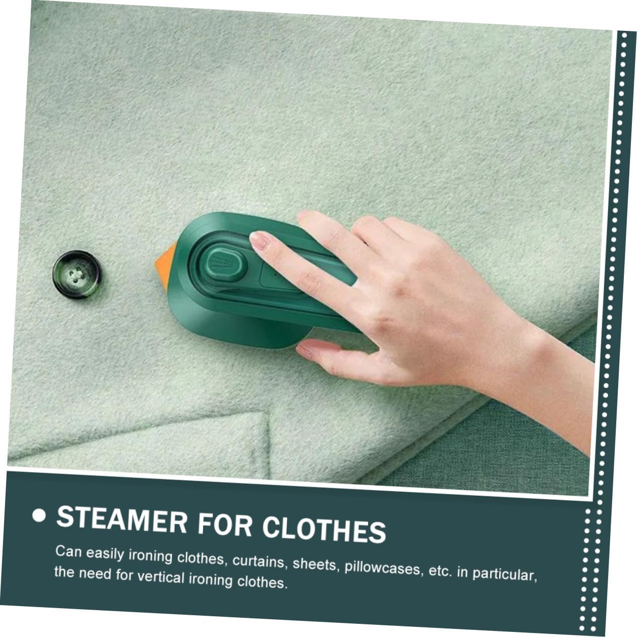 Ciieeo Portable Mini Handheld Garment Steamer for Clothing Professional Steam Iron with Plug Lightweight Wrinkle Remover for Home and Travel Efficient Fabric Softening and Dry Wet Ironing