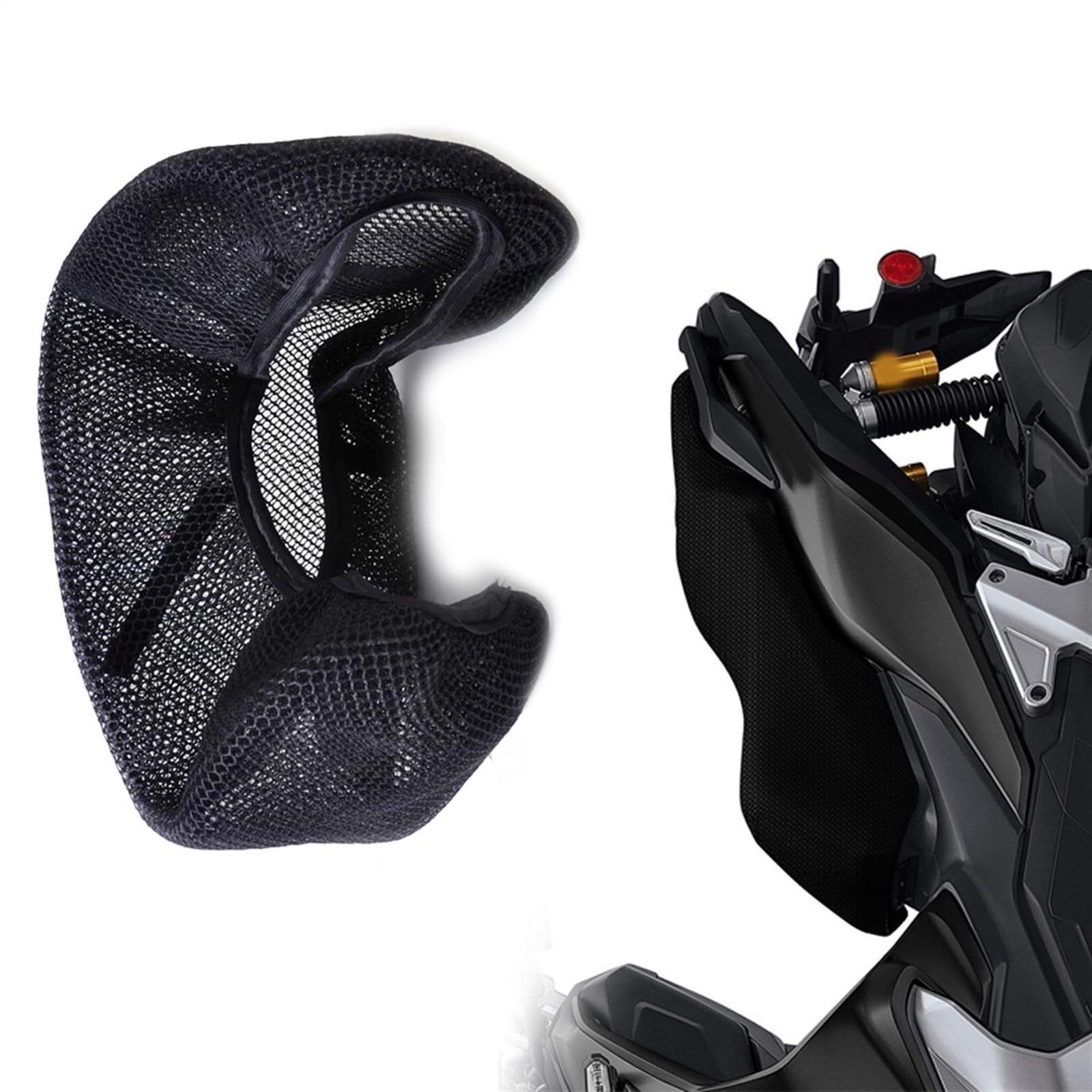 Coussin de selle ADV350 en maille 3D pour le confort des trajets urbains et roadtrips