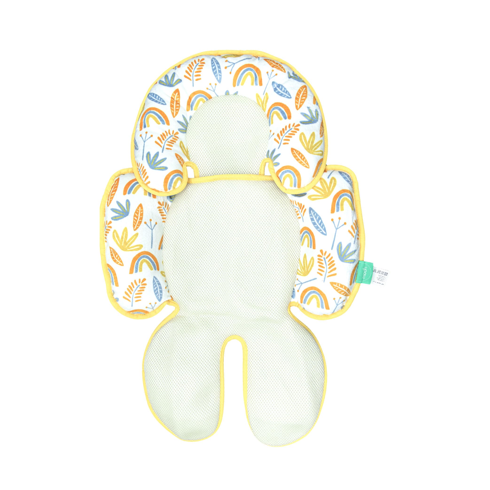 The Moon brandBody Support Cushion Stroller/Car seat Pad Seat Warm Cushion Pad MattressesWashable support pillow for baby/newborn/Infant-Rainbow