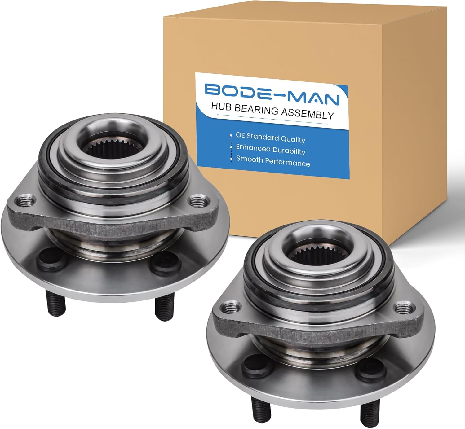 2PC Front Wheel Hub & Bearing Assemblies for 1993-2004 Intrepid Concorde 300M