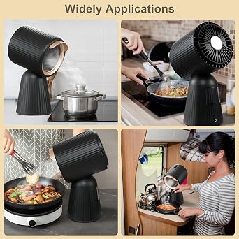 Portable Range Hood, 3 Wind Speed, Portable Kitchen Exhaust Fan