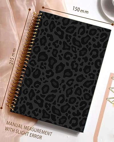 Miniatura 2 de iampanda Cuaderno de diario en espiral, encuadernación fuerte de doble alambre con papel de primera calidad para niñas y mujeres, 60 hojas de