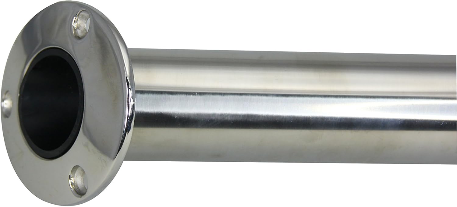 Pactrade Marine Boat S.S 316 Cast Flush Mount Fishing Rod Holder 30° With Drain