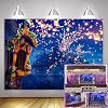 Fantasy Cartoon Castle Princess Background for Happy Birthday Party MTMETY 10x7ft Fairy Tale Long Hair Baby Shower Birthday Party Photo Booth Photography Props ZYME0532