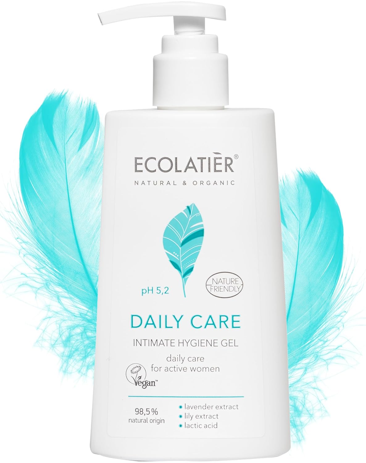 pH Balanced Daily Feminine Wash with prebiotic – 97% natural ingredients – Vegan Certified, Daily Intimate Care – Intimate Feminine Wash, pH 5.2 Balanced feminine care – Ecolatier – 8.5 Fl Oz / 250ml pH Balanced Daily Feminine Wash with prebiotic – 97% natural ingredients – Vegan Certified, Daily Intimate Care – Intimate Feminine Wash, pH 5.2 Balanced feminine care – Ecolatier – 8.5 Fl Oz / 250ml