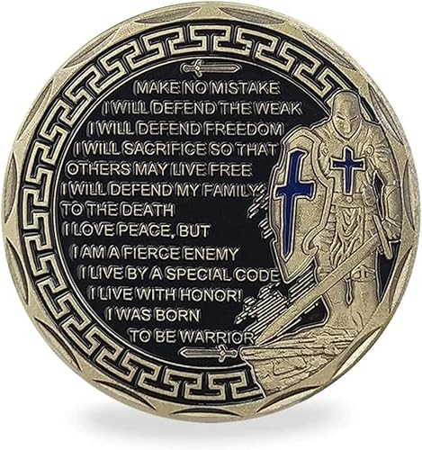 Miniatura 3 de Policía Challenge Moneda Aplicación de la Ley Delgada Línea Azul Oficiales de Policía Moneda de Oración