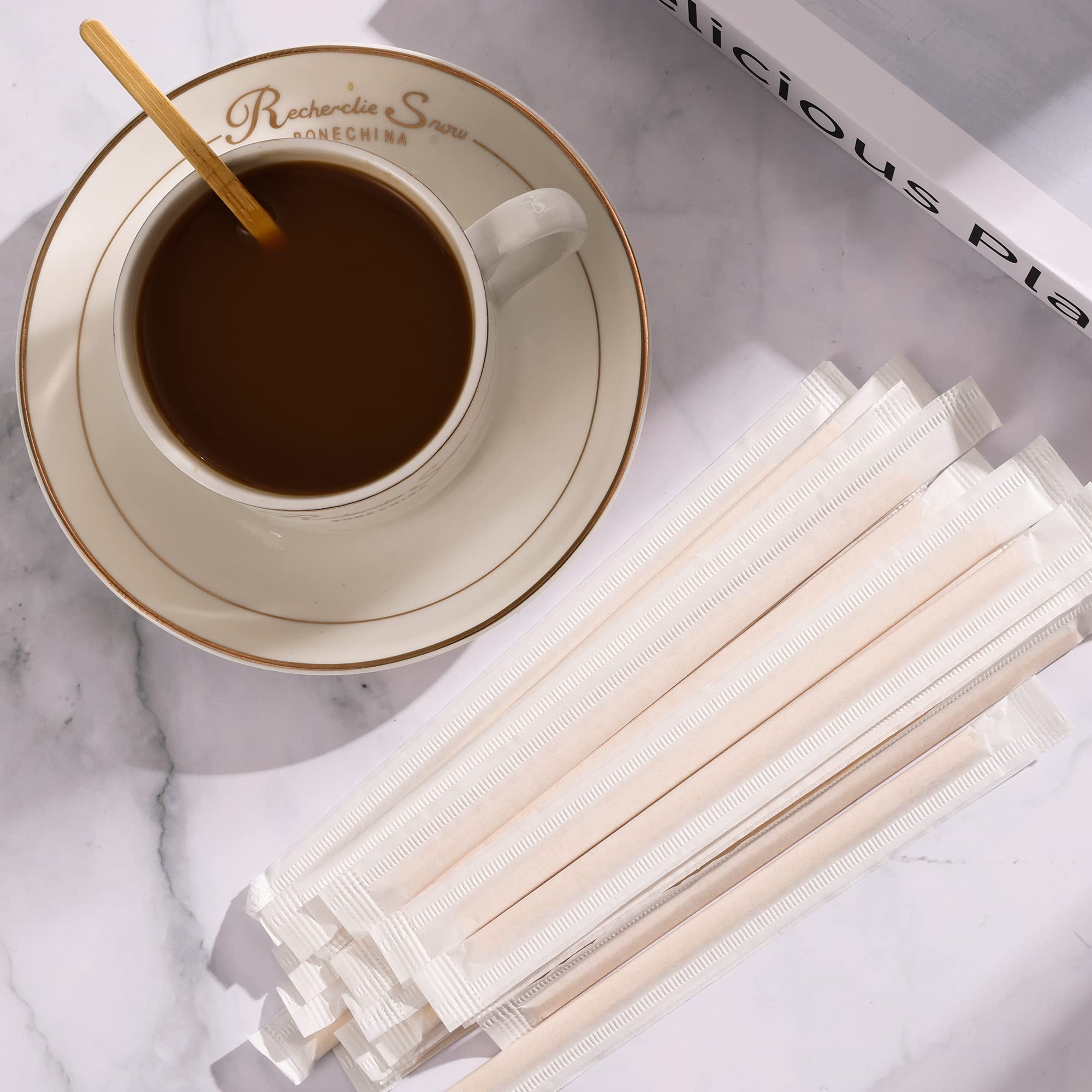 Bamboo Coffee Stirrers - 500 Pack -4