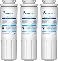 Vista 2 de Filterlogic UKF8001 Reemplazo para EveryDrop by Whirlpool Filtro de agua para refrigerador 4, EDR4RXD1, 7 filtros